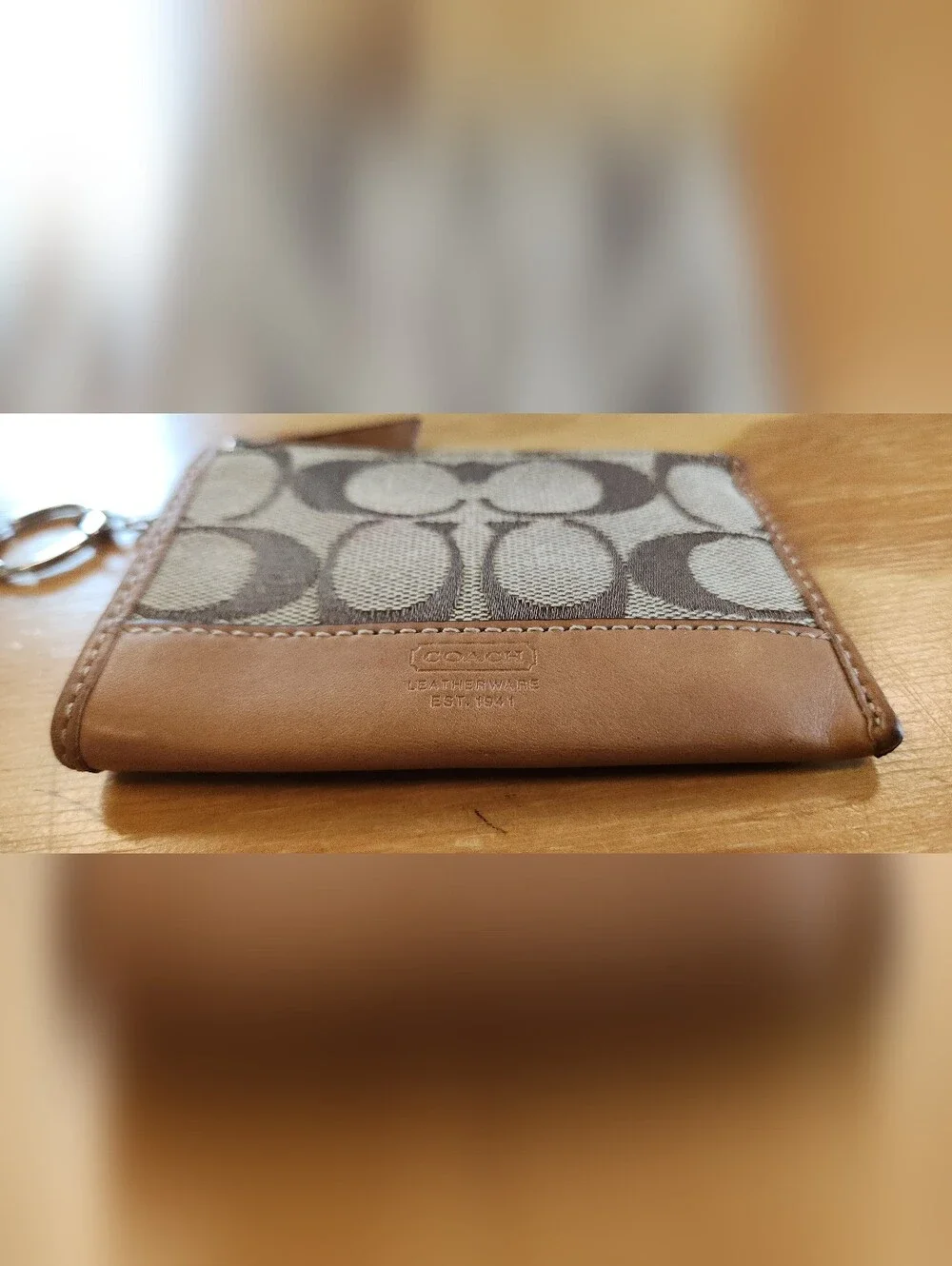 Coach Y2K Signature Canvas Card Case